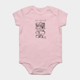 Record Player Patent Baby Bodysuit